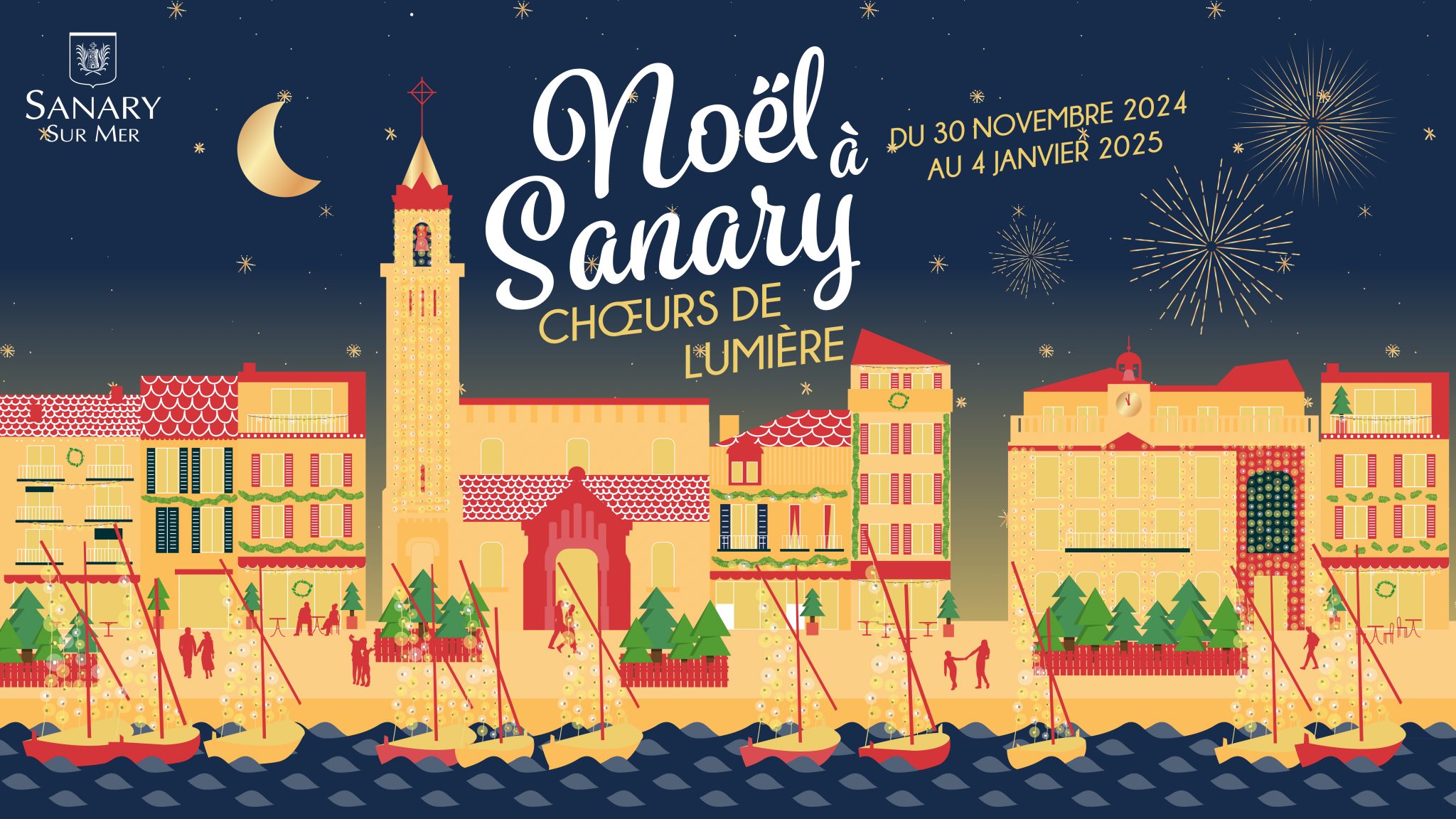 Noël à Sanary Chœurs de Lumière 2024 Mairie de SanarysurMer