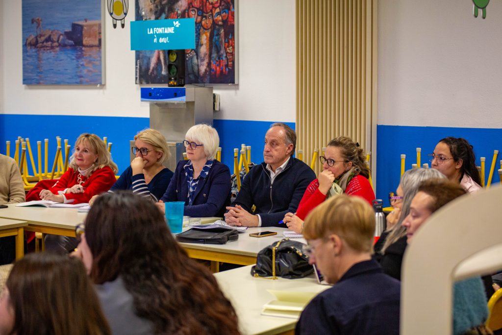 Réunion pour le parcours éducatif de nos enfants 